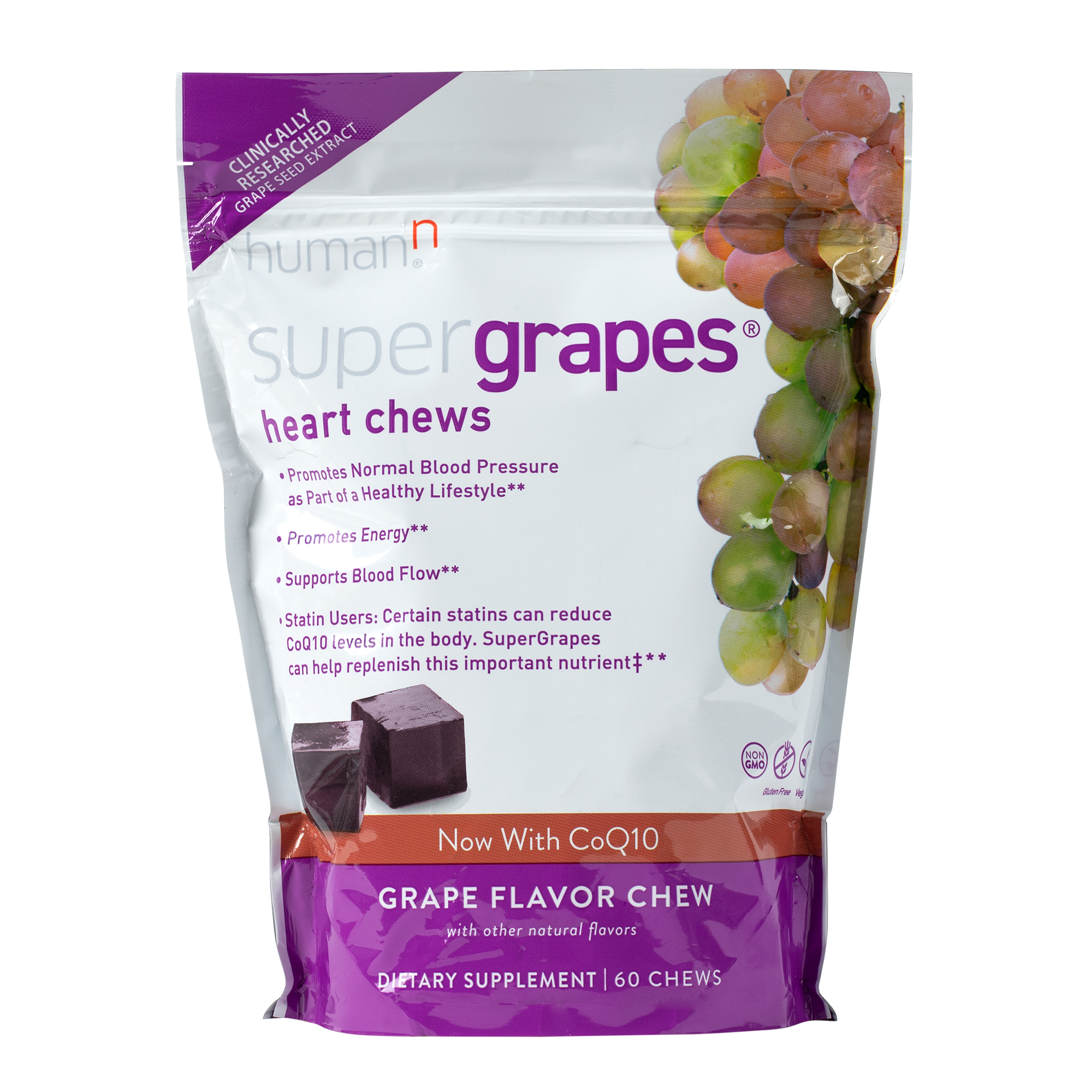 Supergrapes Heart Chews
