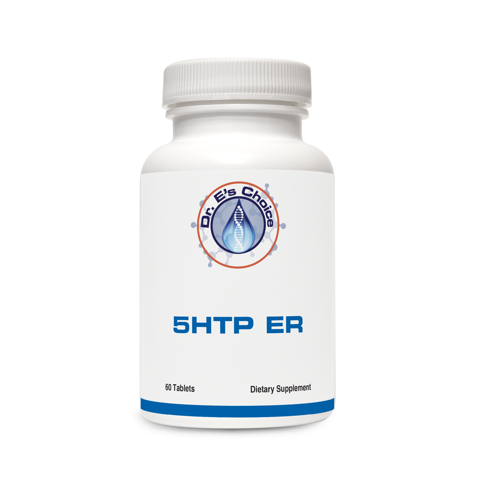 5-HTP ER supplement bottle – extended release serotonin support