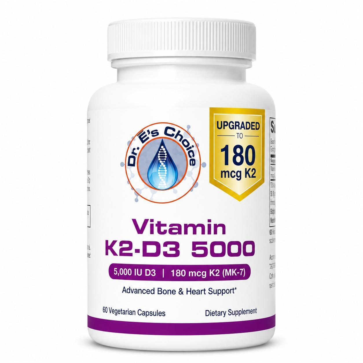 Vitamin K2 D3 5000 Upgraded Formula